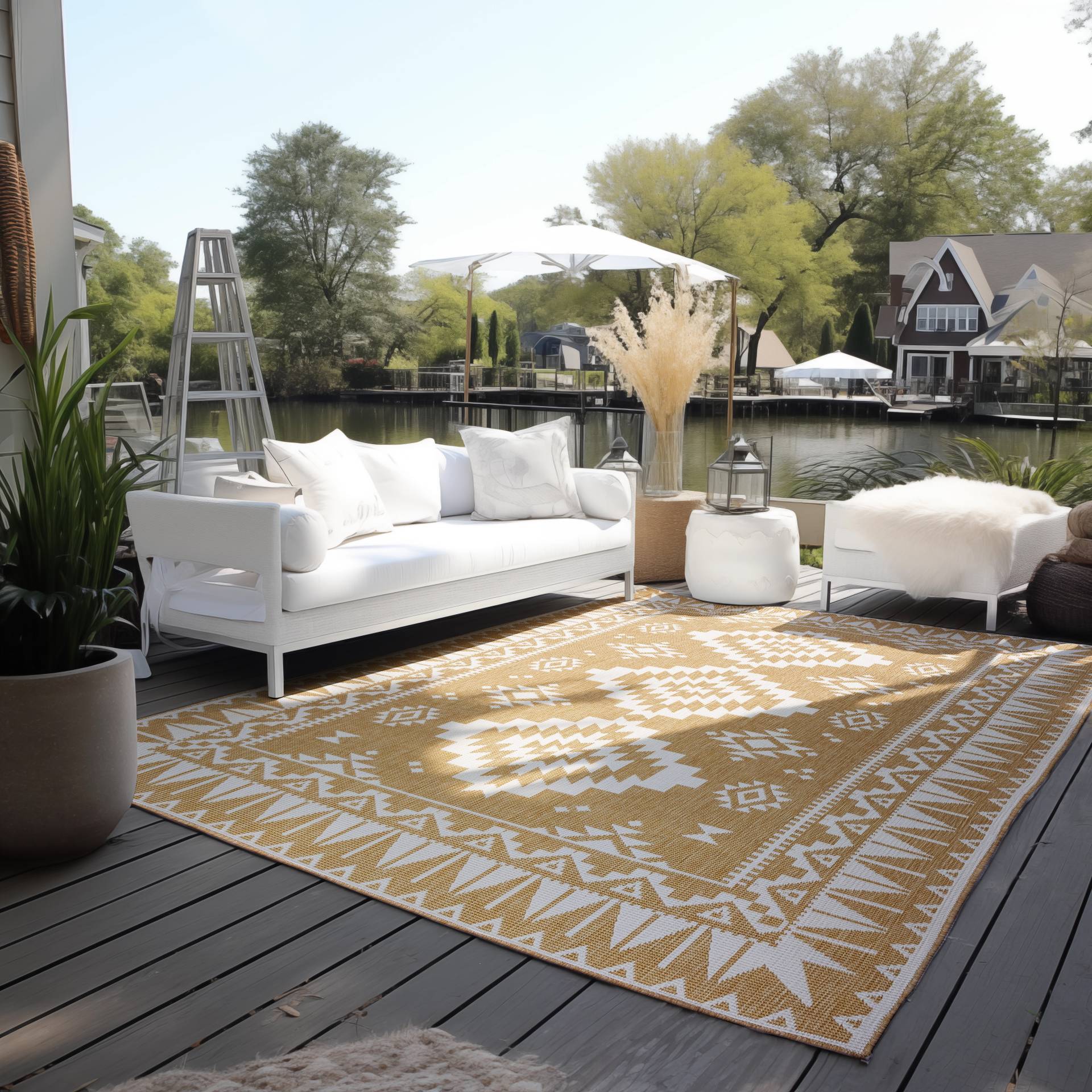 ELLE DECORATION Teppich »Dynamic, In- und Outdoor«, rechteckig von ELLE DECORATION