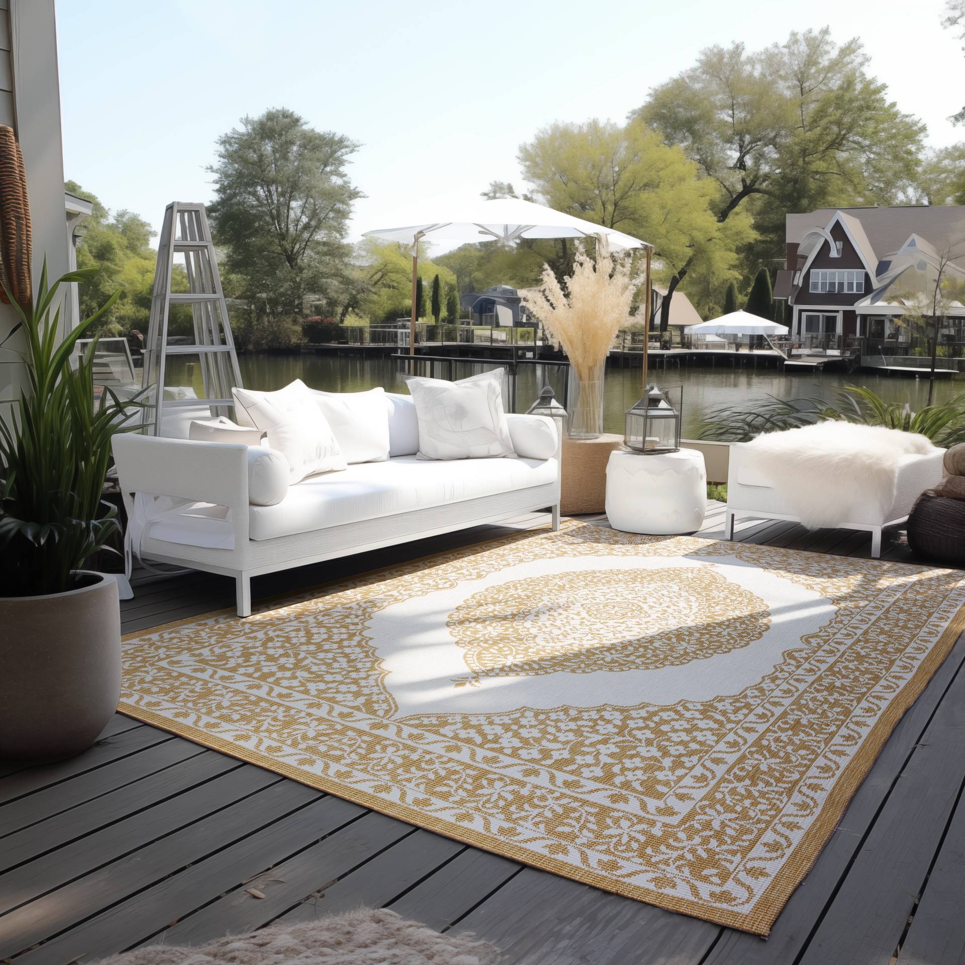 ELLE DECORATION Teppich »Meekly, In- und Outdoor«, rechteckig von ELLE DECORATION