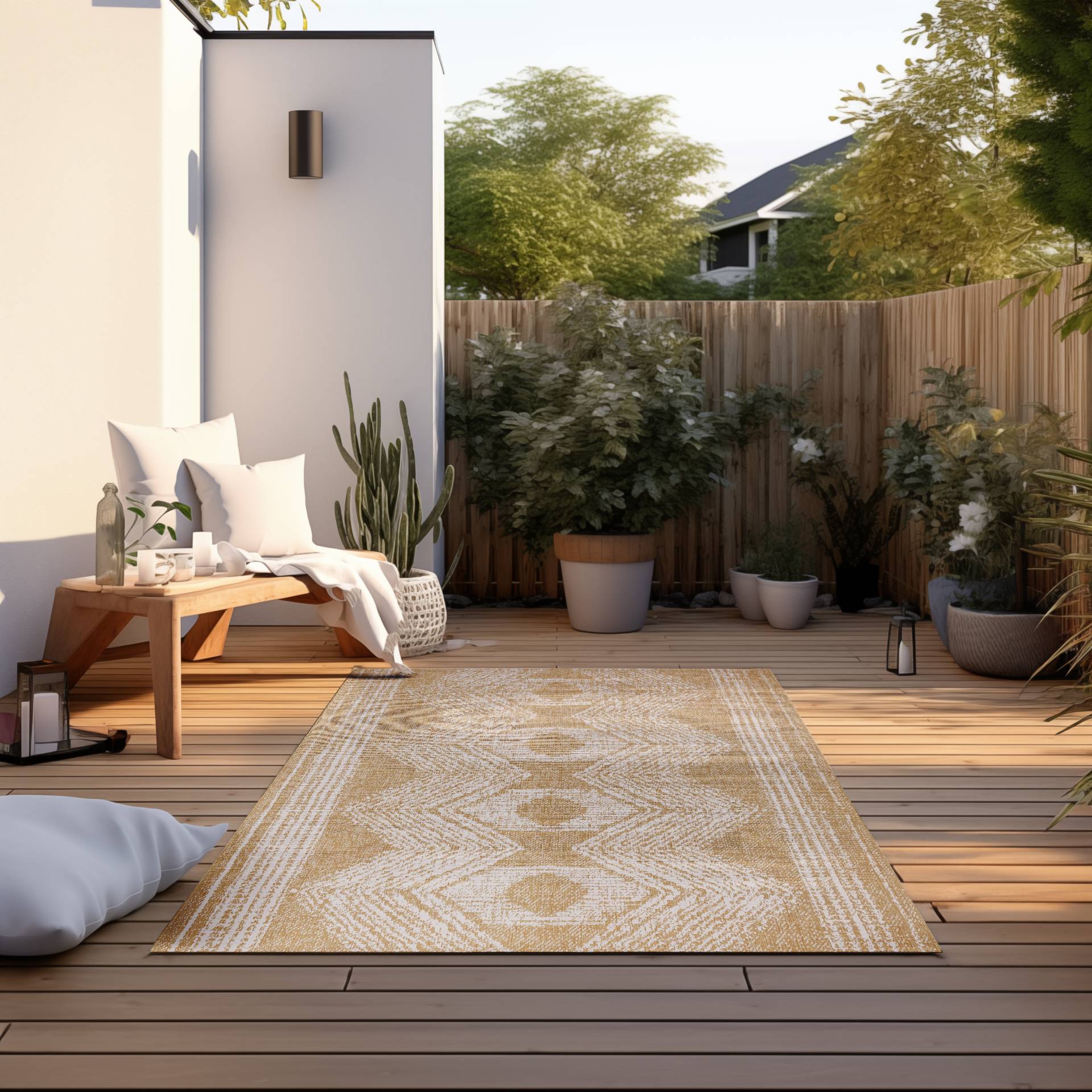 ELLE DECORATION Teppich »Merge, In- und Outdoor«, rechteckig von ELLE DECORATION