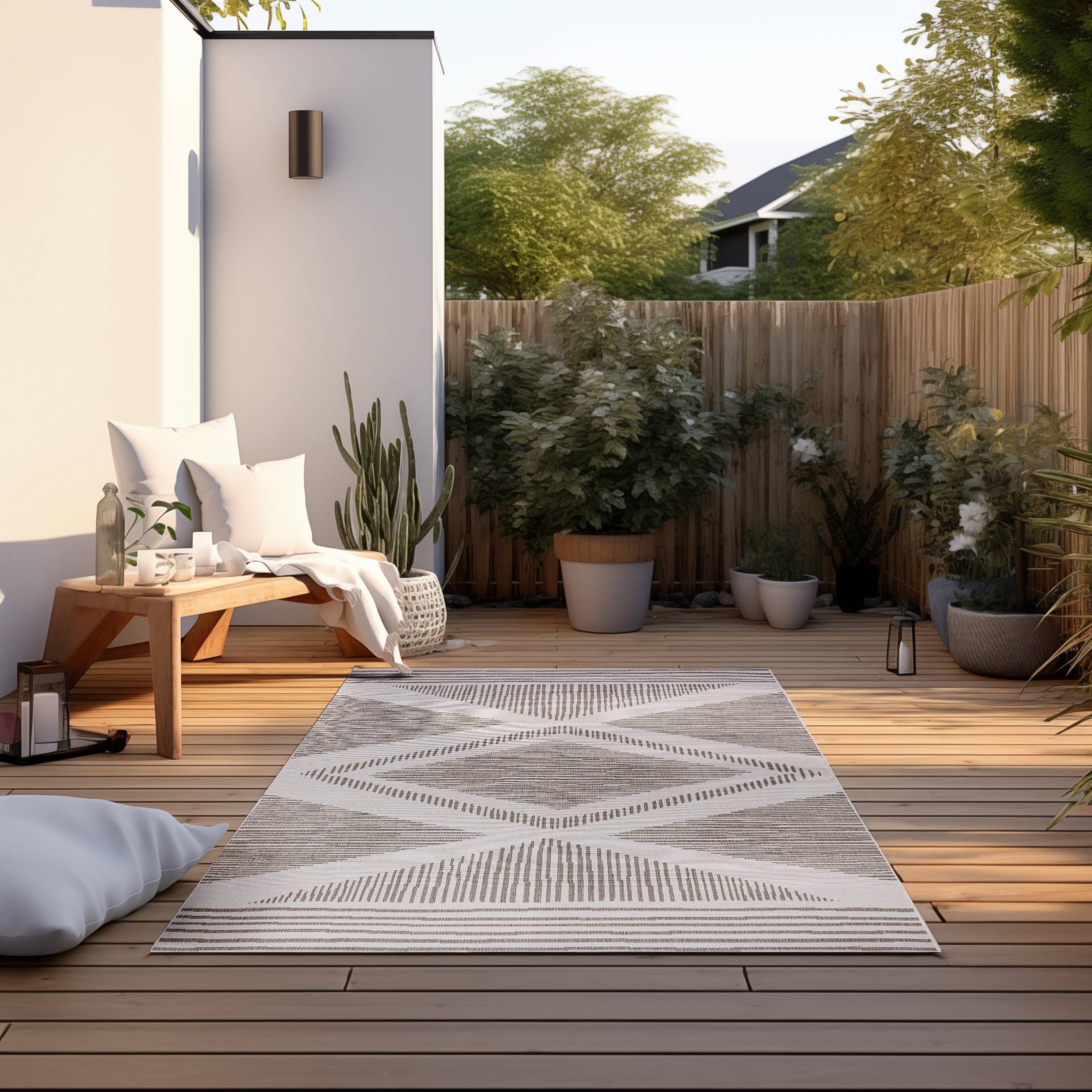 ELLE DECORATION Teppich »Rhombus, In- und Outdoor«, rechteckig von ELLE DECORATION