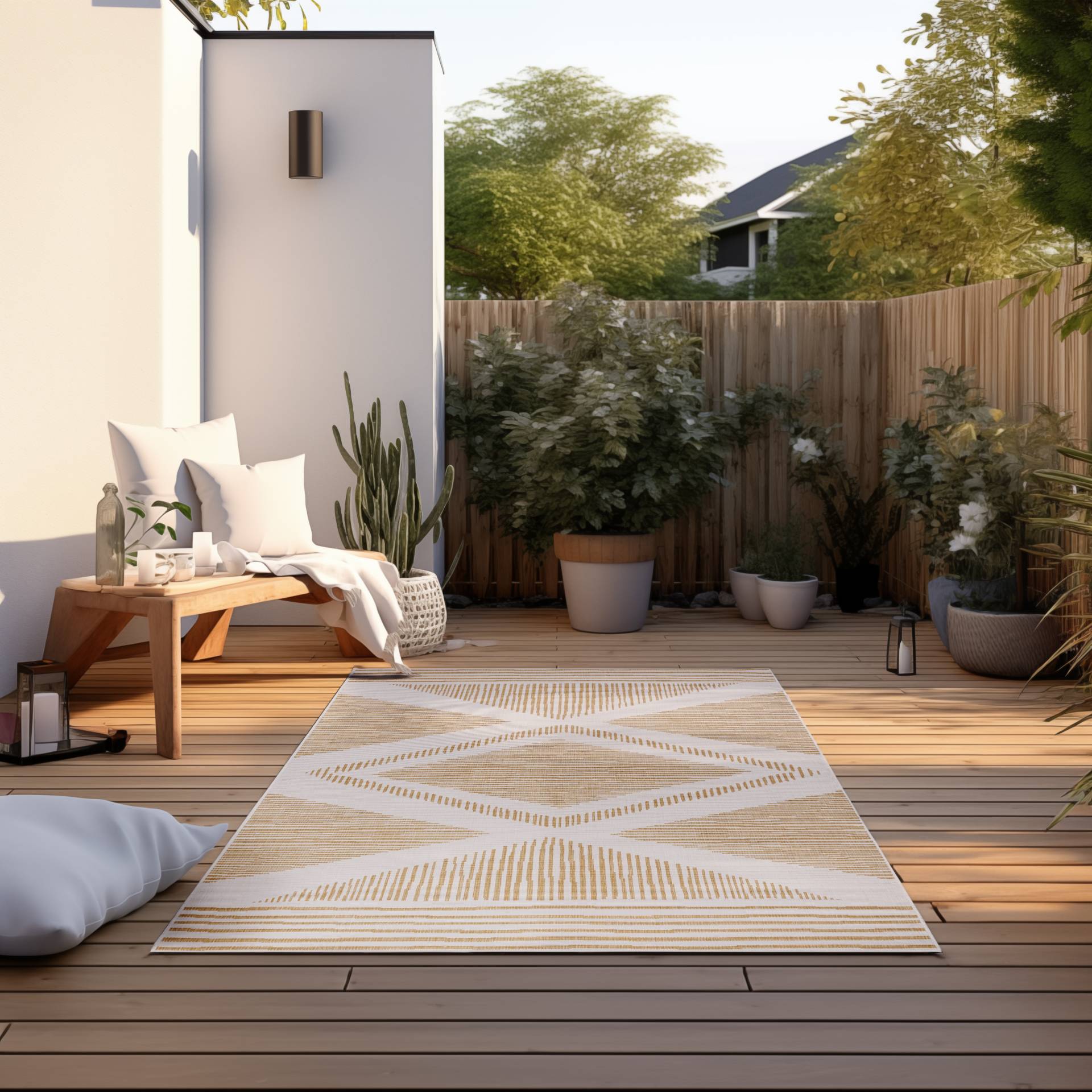 ELLE DECORATION Teppich »Rhombus, In- und Outdoor«, rechteckig von ELLE DECORATION