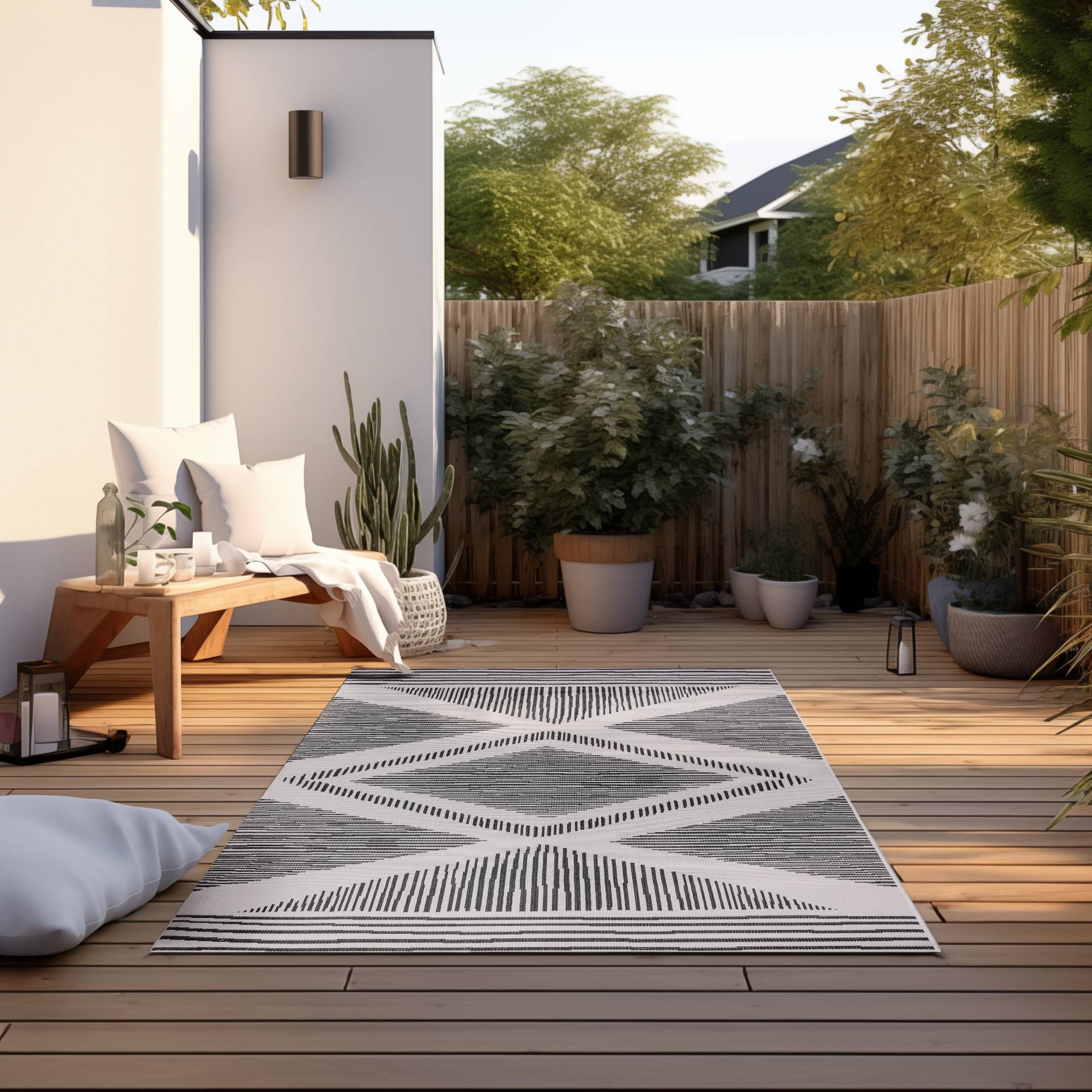 ELLE DECORATION Teppich »Rhombus, In- und Outdoor«, rechteckig von ELLE DECORATION