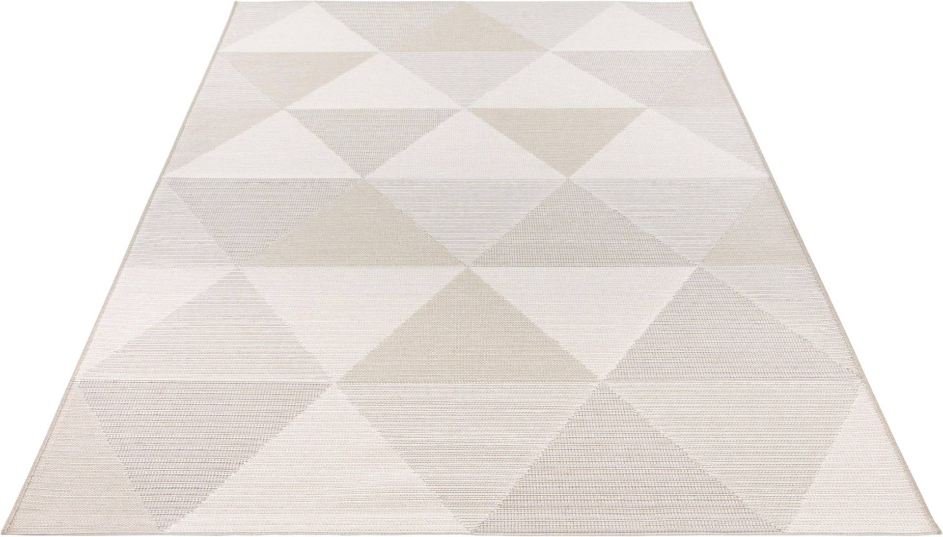 ELLE DECORATION Teppich »Sevres«, rechteckig, Flachgewebe, Geometrisches-Design, Dreiecke, Robust, Pflegeleicht von ELLE DECORATION
