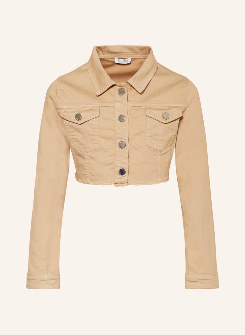 Elsy Cropped-Jacke Ludo beige von ELSY