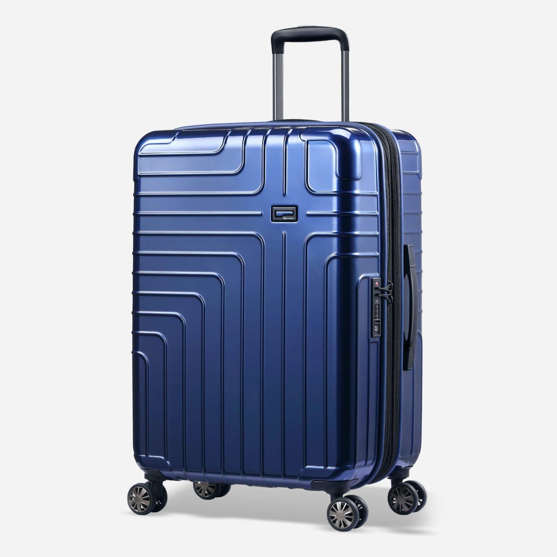 Helios Expandable Mittelgroßer Koffer 4 Rollen Damen Blau 65 CM von EMINENT