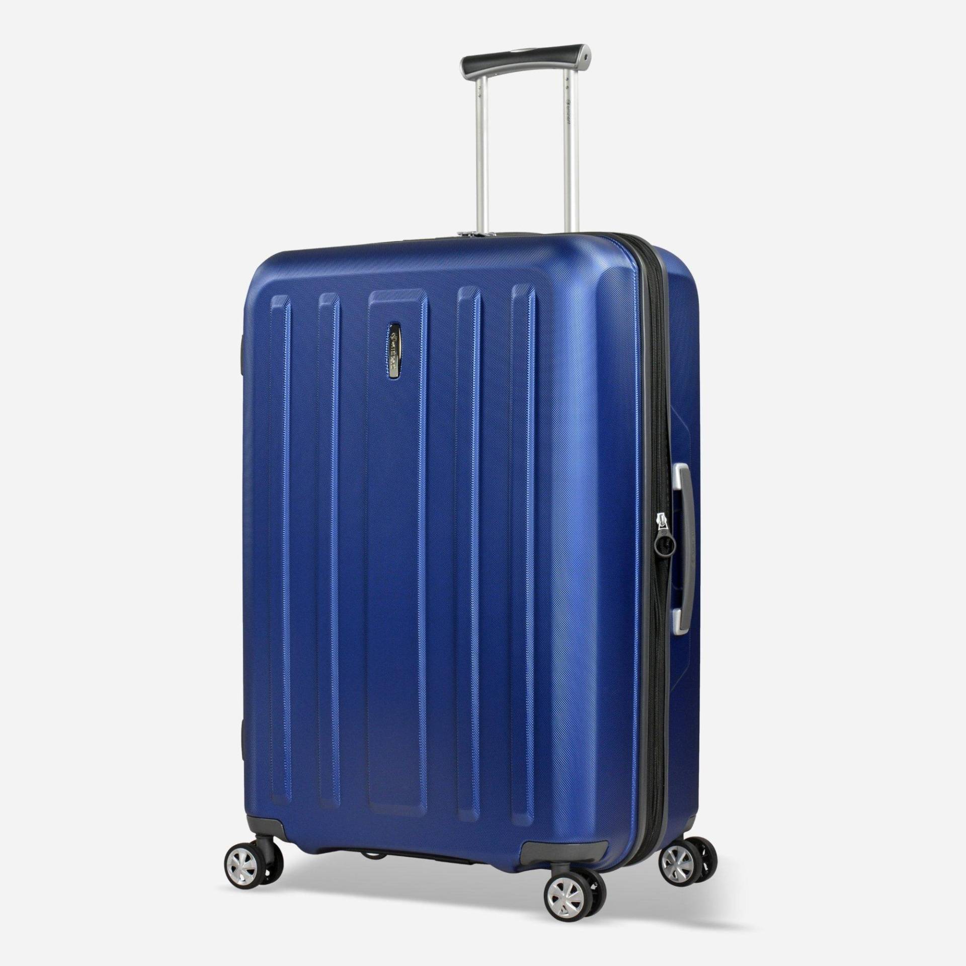 Kapstadt Expandable Großer Koffer 4 Rollen Damen Blau 77 CM von EMINENT