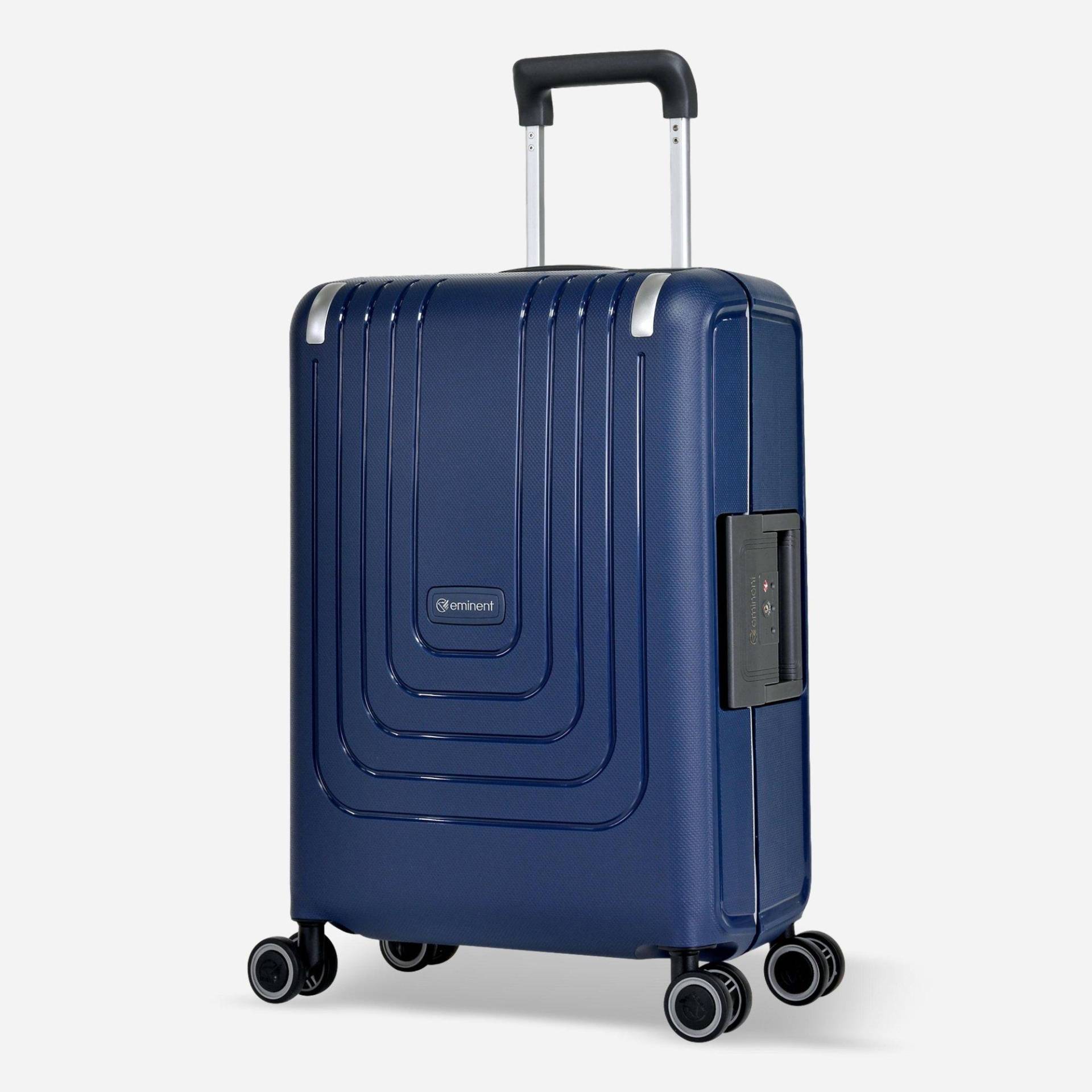 Vertica Handgepäck Koffer 4 Rollen Damen Blau 55 CM von EMINENT