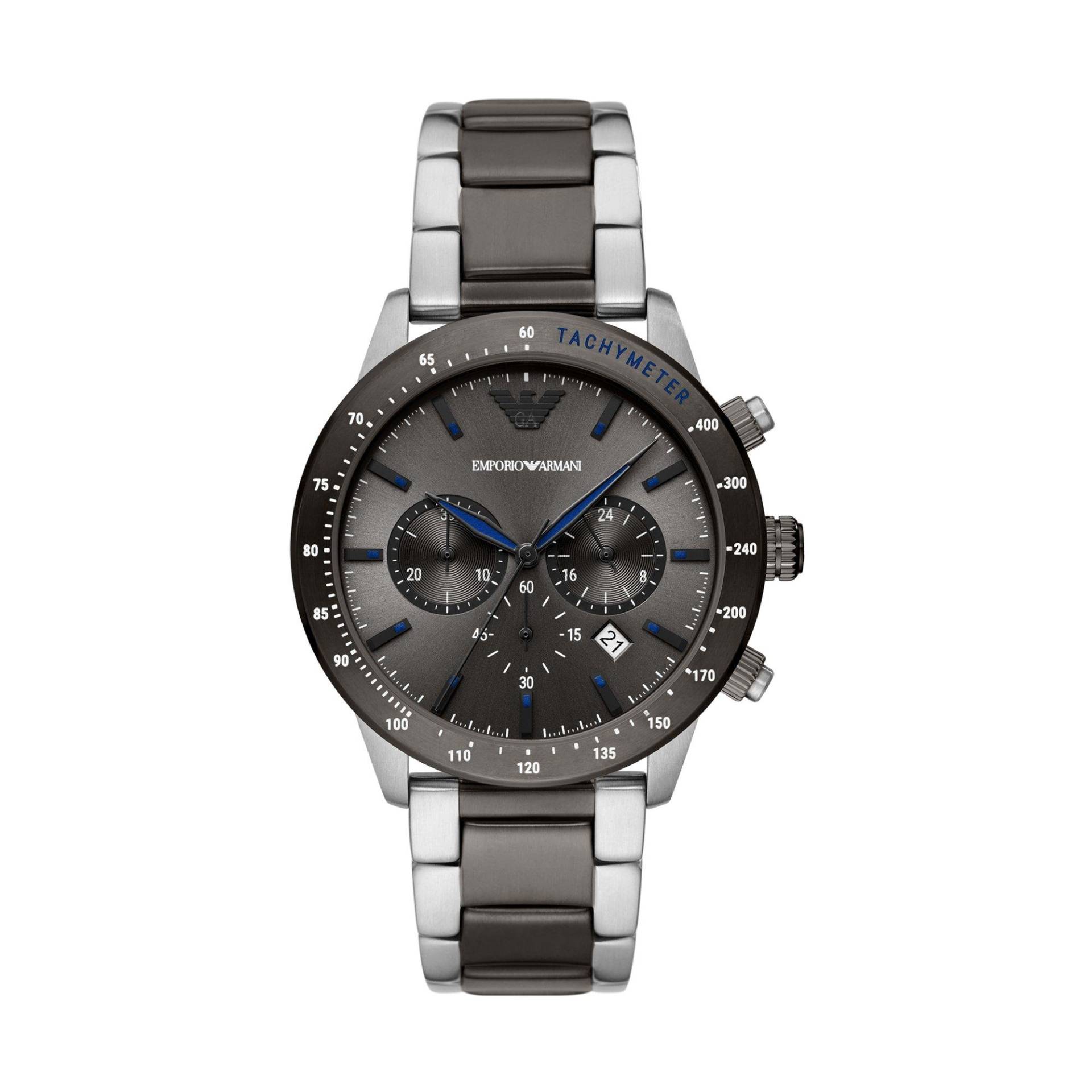 Chronograph Uhr Herren Multicolor 43mm von EMPORIO ARMANI