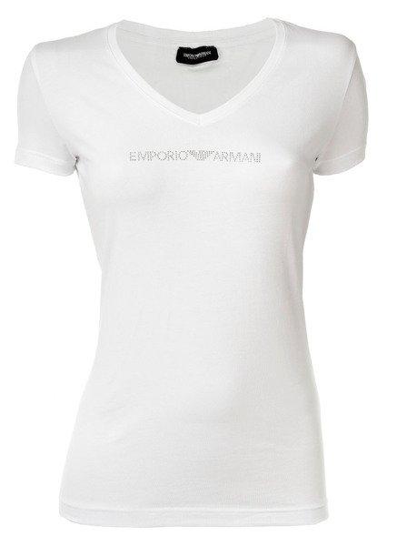 T-shirt Figurbetont Damen Weiss M von EMPORIO ARMANI