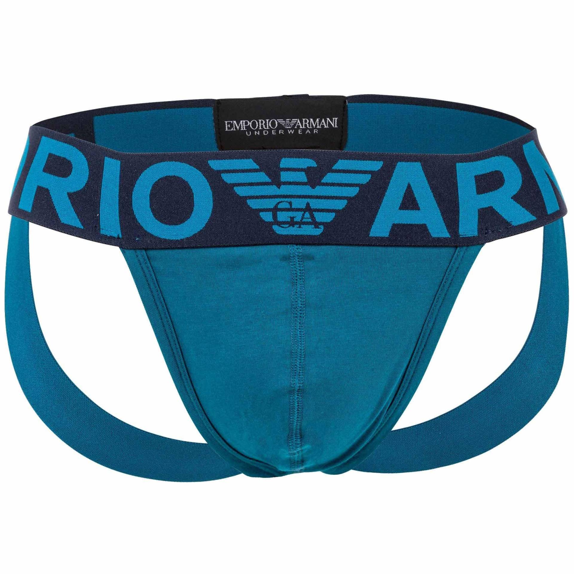 Jockstrap Casual Figurbetont Herren Blau XL von EMPORIO ARMANI