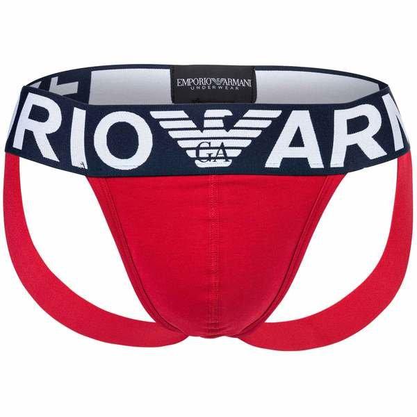 Jockstrap Casual Figurbetont Herren Rot XL von EMPORIO ARMANI