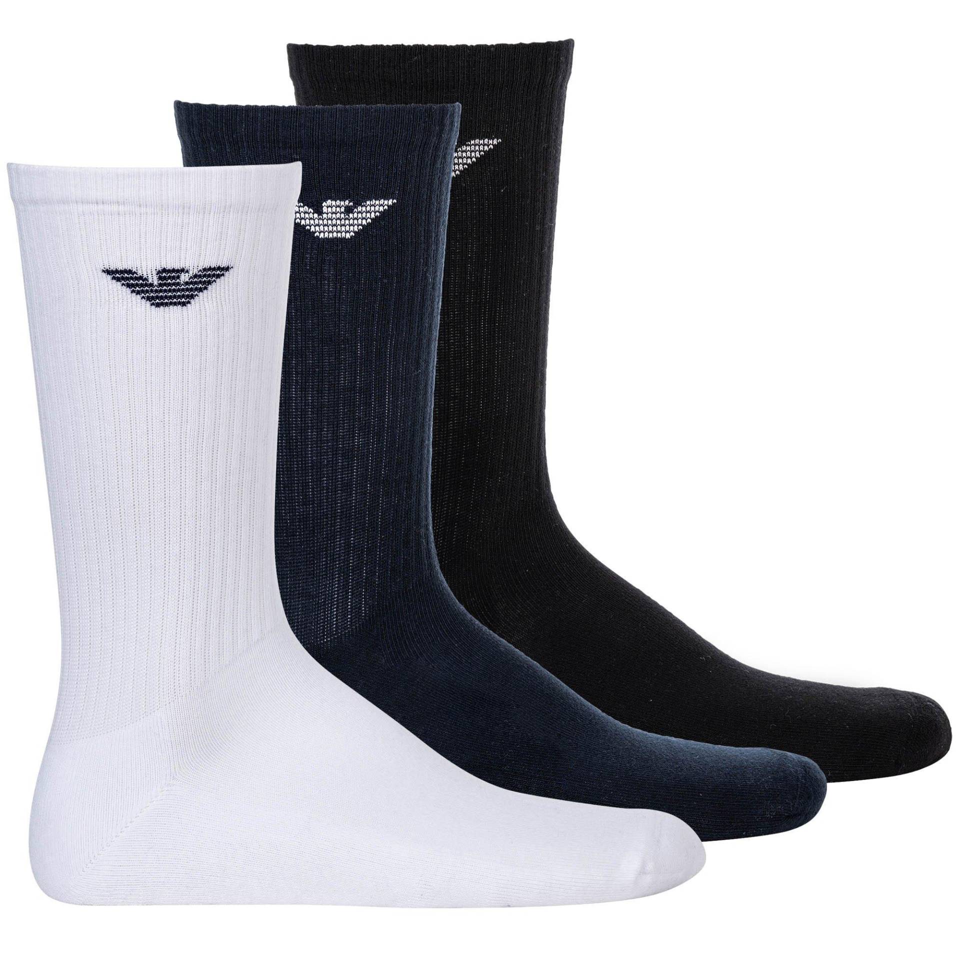 Socken 3er Pack Herren Blau ONE SIZE von EMPORIO ARMANI