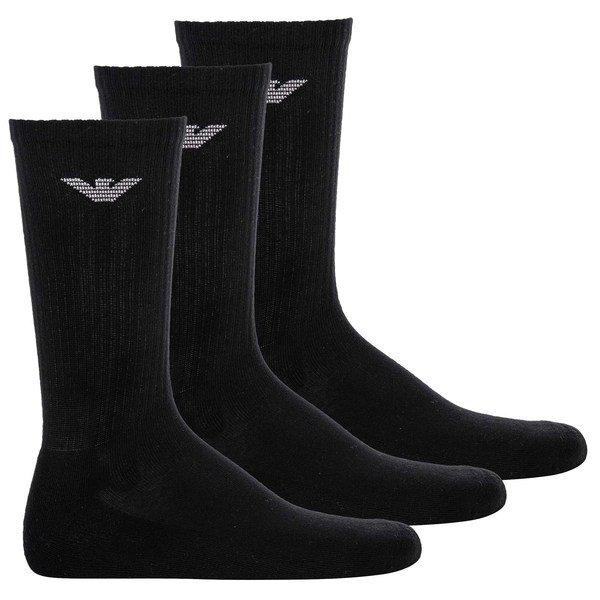 Socken 3er Pack Herren Schwarz ONE SIZE von EMPORIO ARMANI