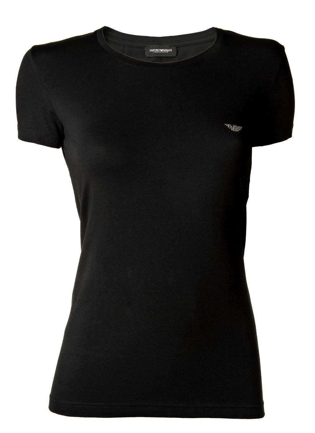 T-shirt Figurbetont Damen Schwarz XS von EMPORIO ARMANI