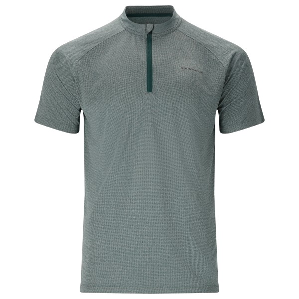 ENDURANCE - Crow Melange Cycling/MTB S/S Shirt - Velotrikot Gr L grau von ENDURANCE
