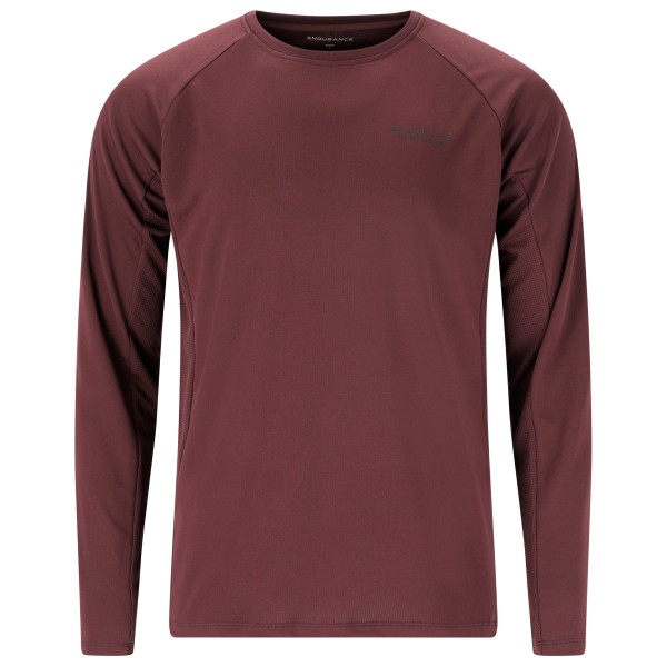 ENDURANCE - Crusoe Cycling/MTB Technical L/S Shirt - Velotrikot Gr 3XL;4XL;L;M;XXL rot von ENDURANCE