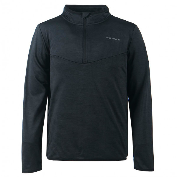 ENDURANCE - Ledger Waffle Melange Midlayer - Fleecepullover Gr XXL schwarz von ENDURANCE