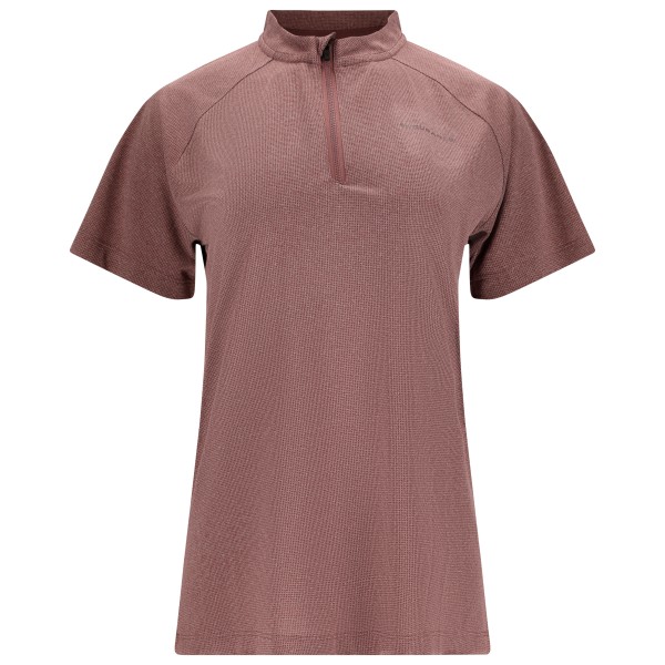 ENDURANCE - Women's Crow Melange Cycling/MTB S/S Shirt - Velotrikot Gr 44 braun von ENDURANCE