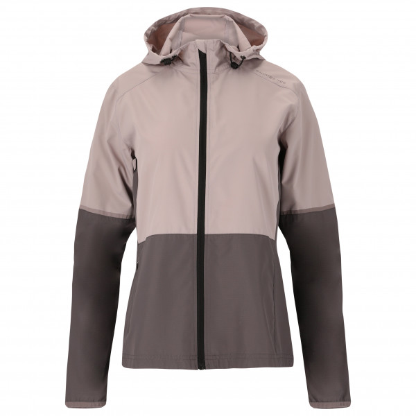 ENDURANCE - Women's Kinthar Jacket with Hood - Laufjacke Gr 34;36;38;40;42;44;46 braun/weiß von ENDURANCE