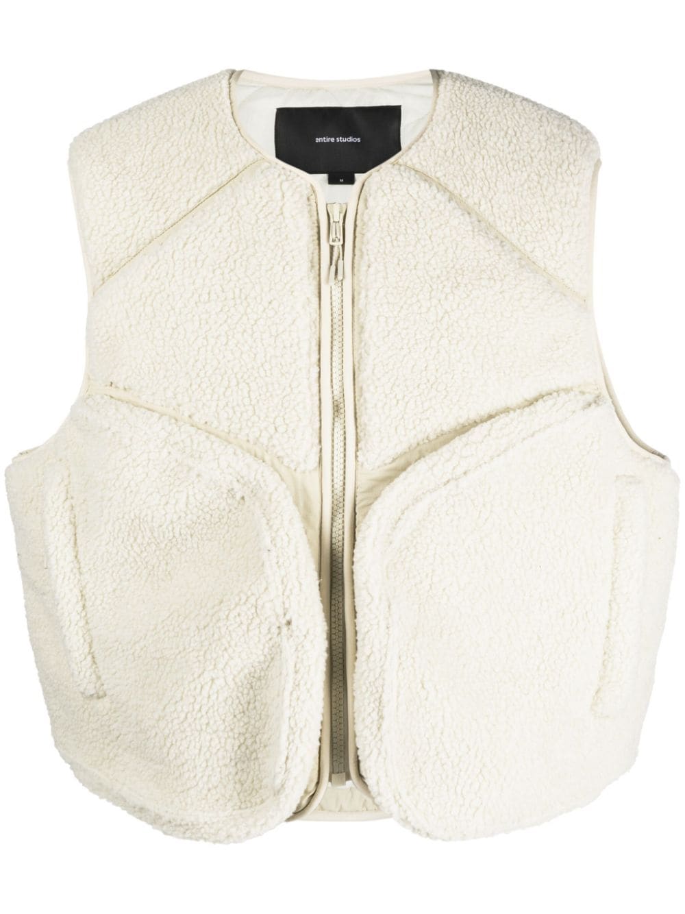 ENTIRE STUDIOS faux-shearling padded gilet - Neutrals von ENTIRE STUDIOS