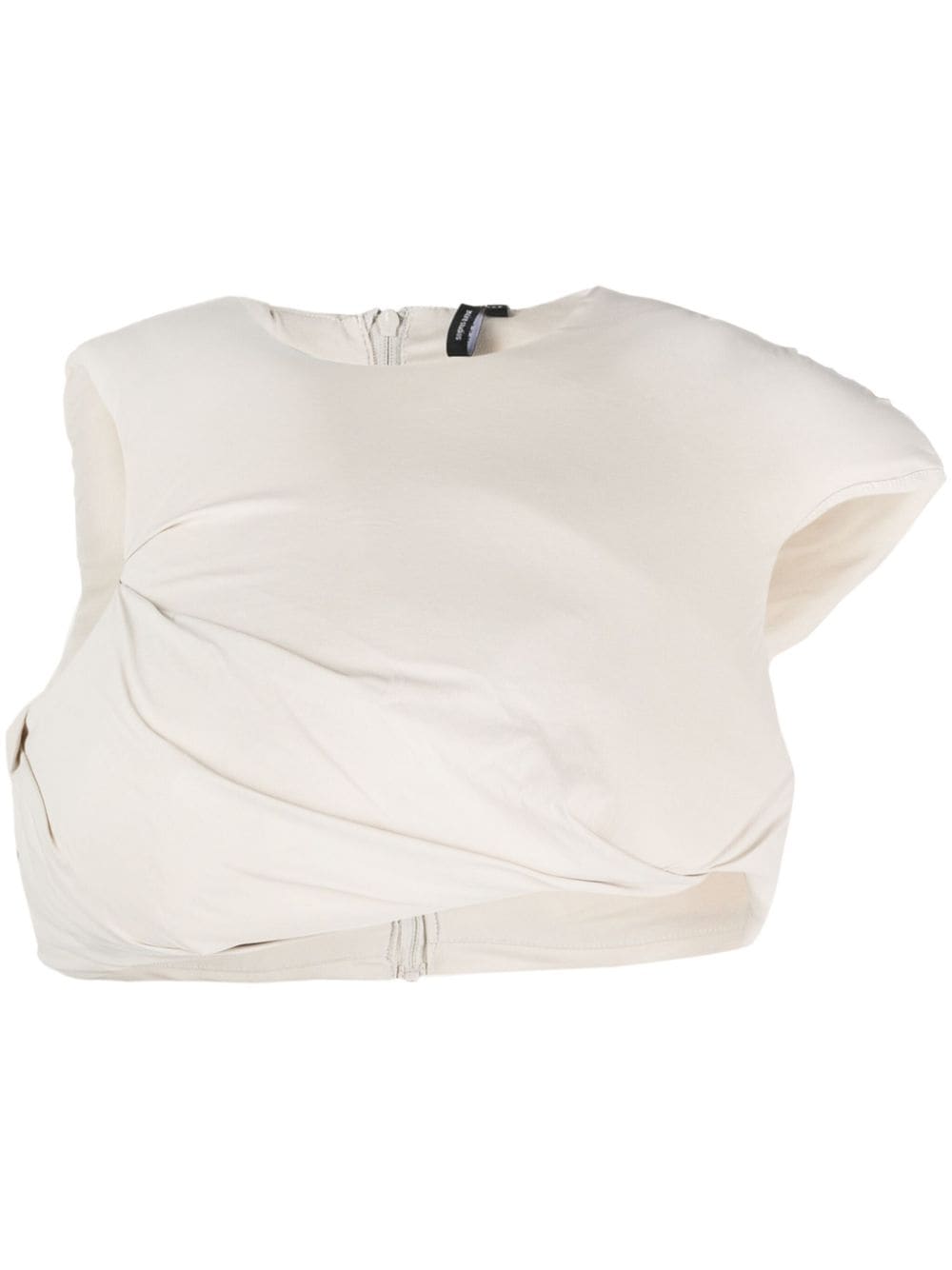 ENTIRE STUDIOS padded asymmetric top - Neutrals von ENTIRE STUDIOS