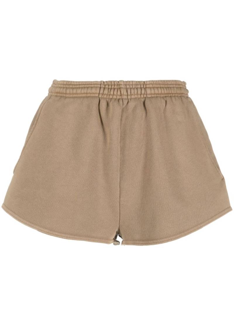 ENTIRE STUDIOS washed elasticated-waistband shorts - Brown von ENTIRE STUDIOS