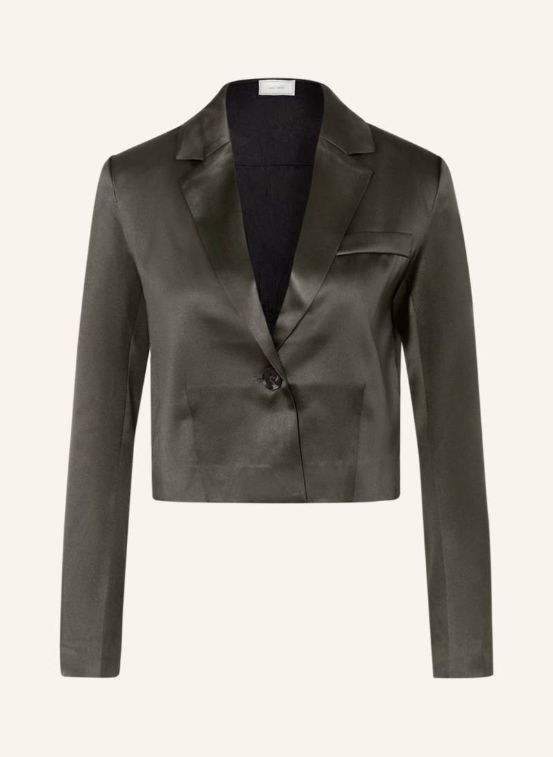 Envii Cropped-Blazer Enstefane Aus Satin gruen von ENVII