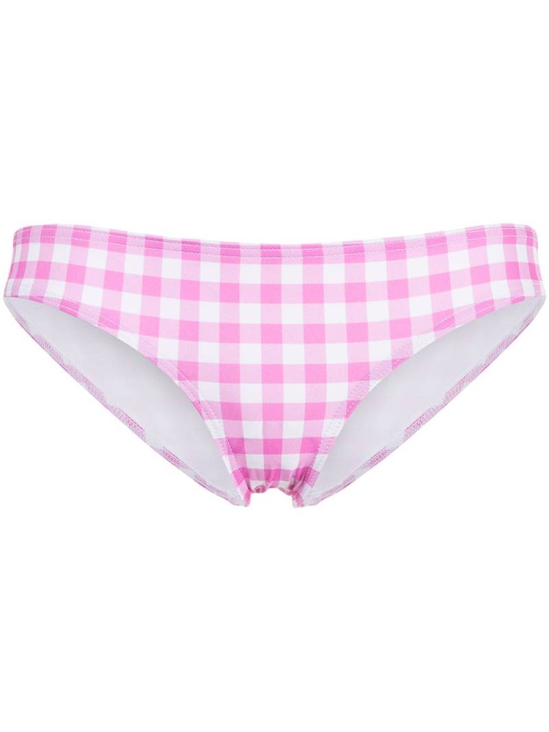 EPHEMERA tartan bikini briefs - Pink von EPHEMERA