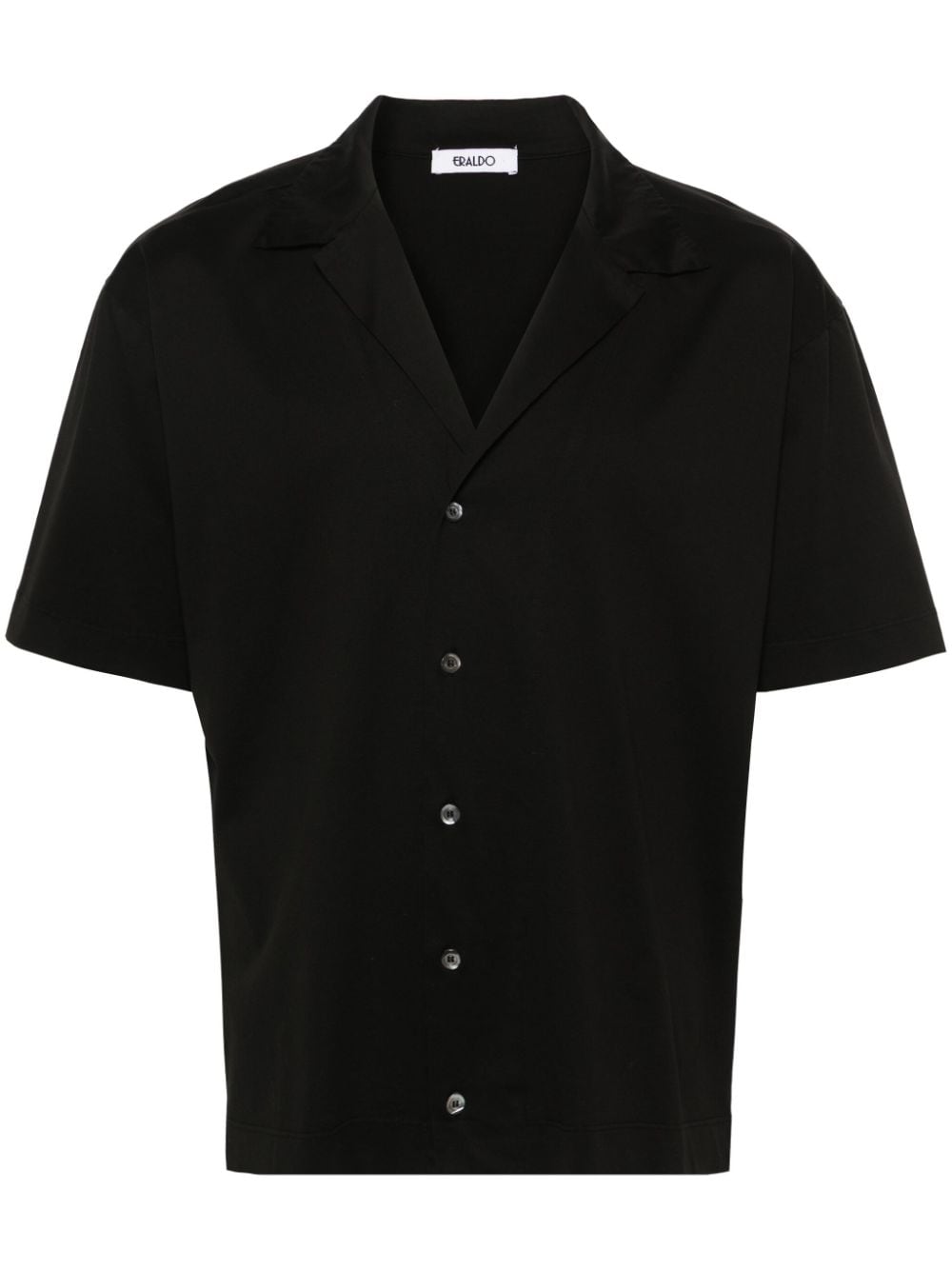 ERALDO camp-collar cotton shirt - Black von ERALDO
