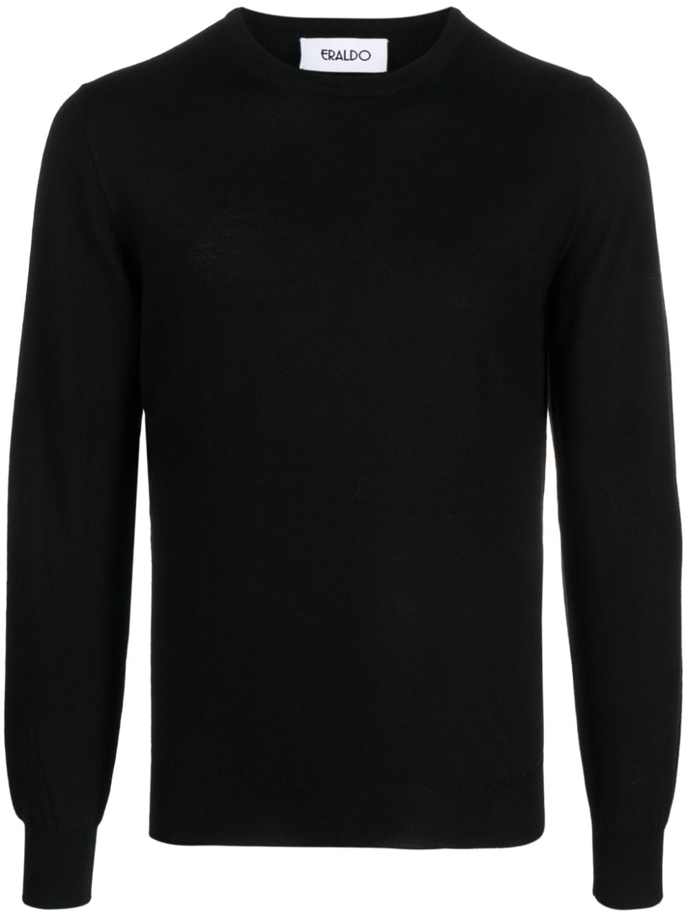 ERALDO crew-neck merino-wool jumper - Black von ERALDO