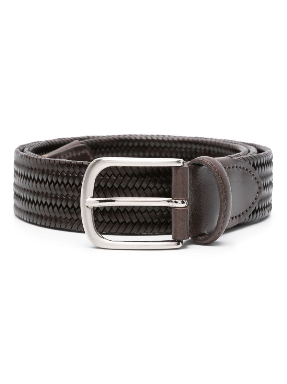 ERALDO interwoven leather belt - Black von ERALDO