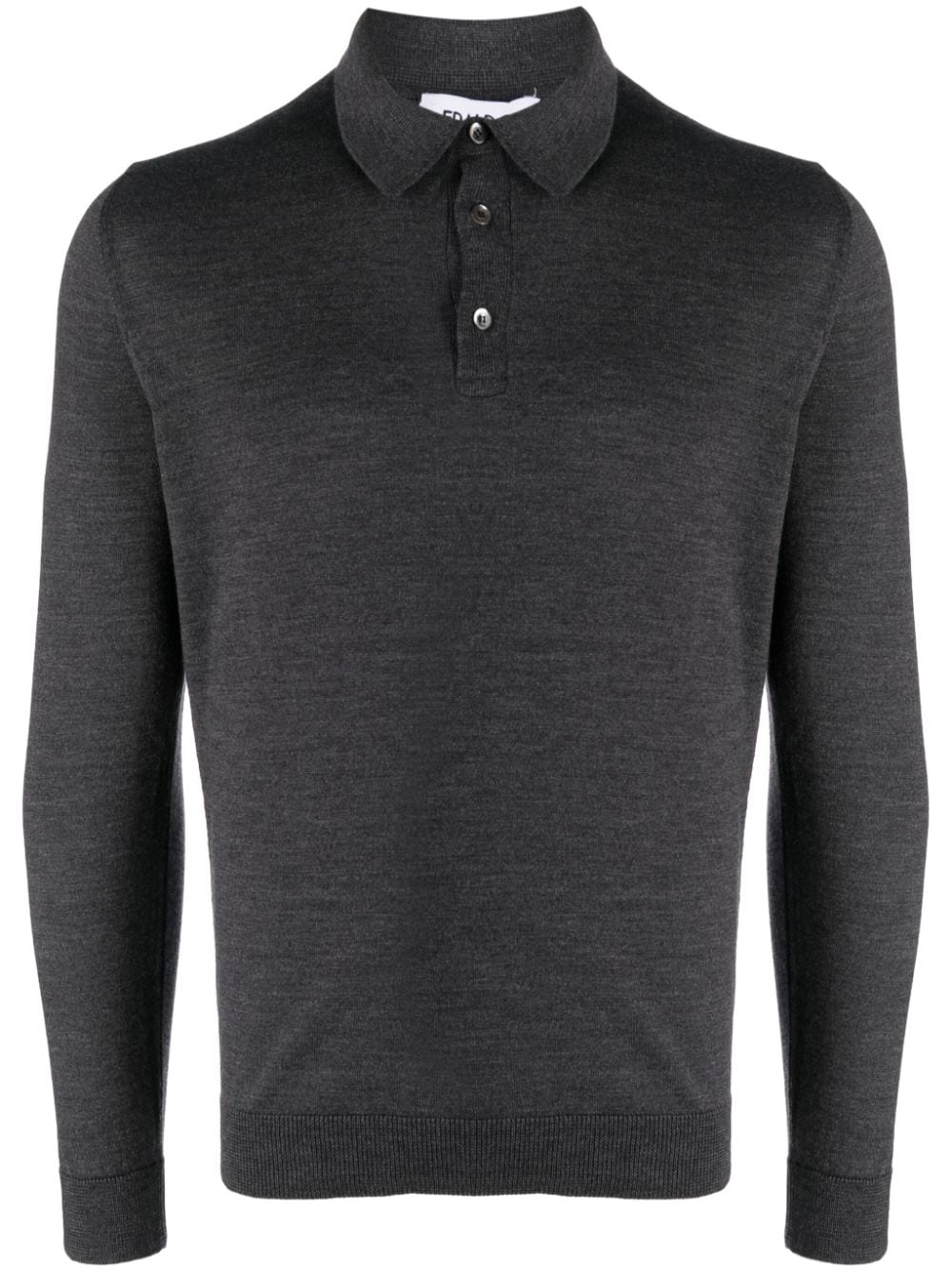 ERALDO merino-wool polo shirt - Grey von ERALDO