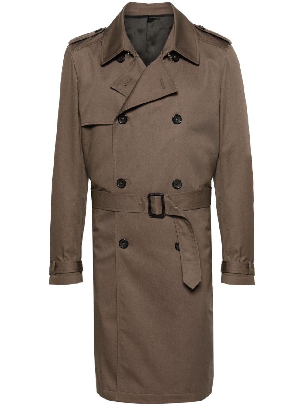ERALDO twill double-breasted trench coat - Brown von ERALDO