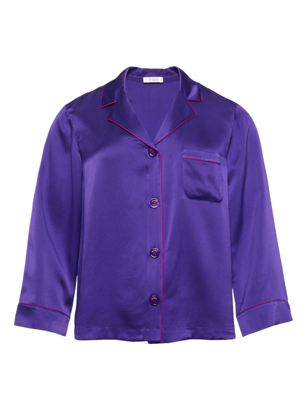 ERES Convive silk pyjama shirt - Purple von ERES