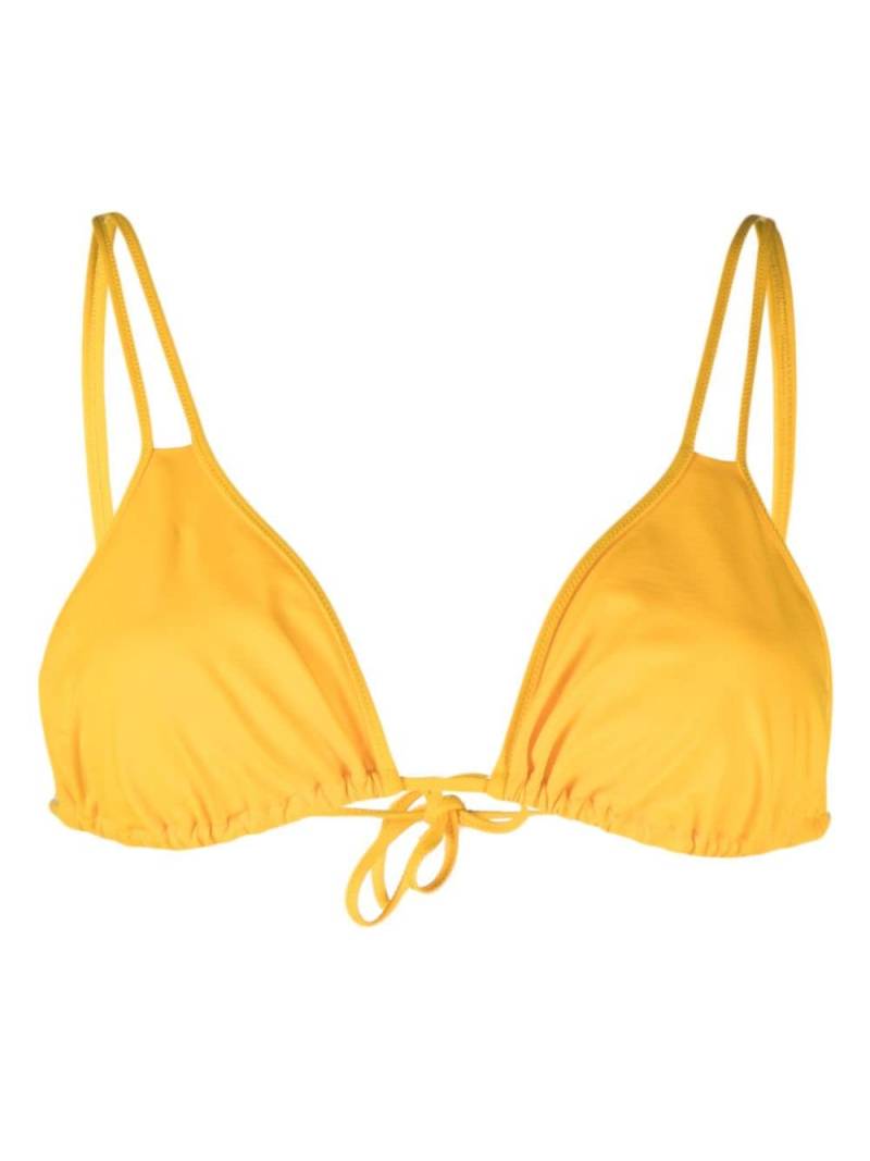 ERES Ficus Small triangle bikini top - Yellow von ERES