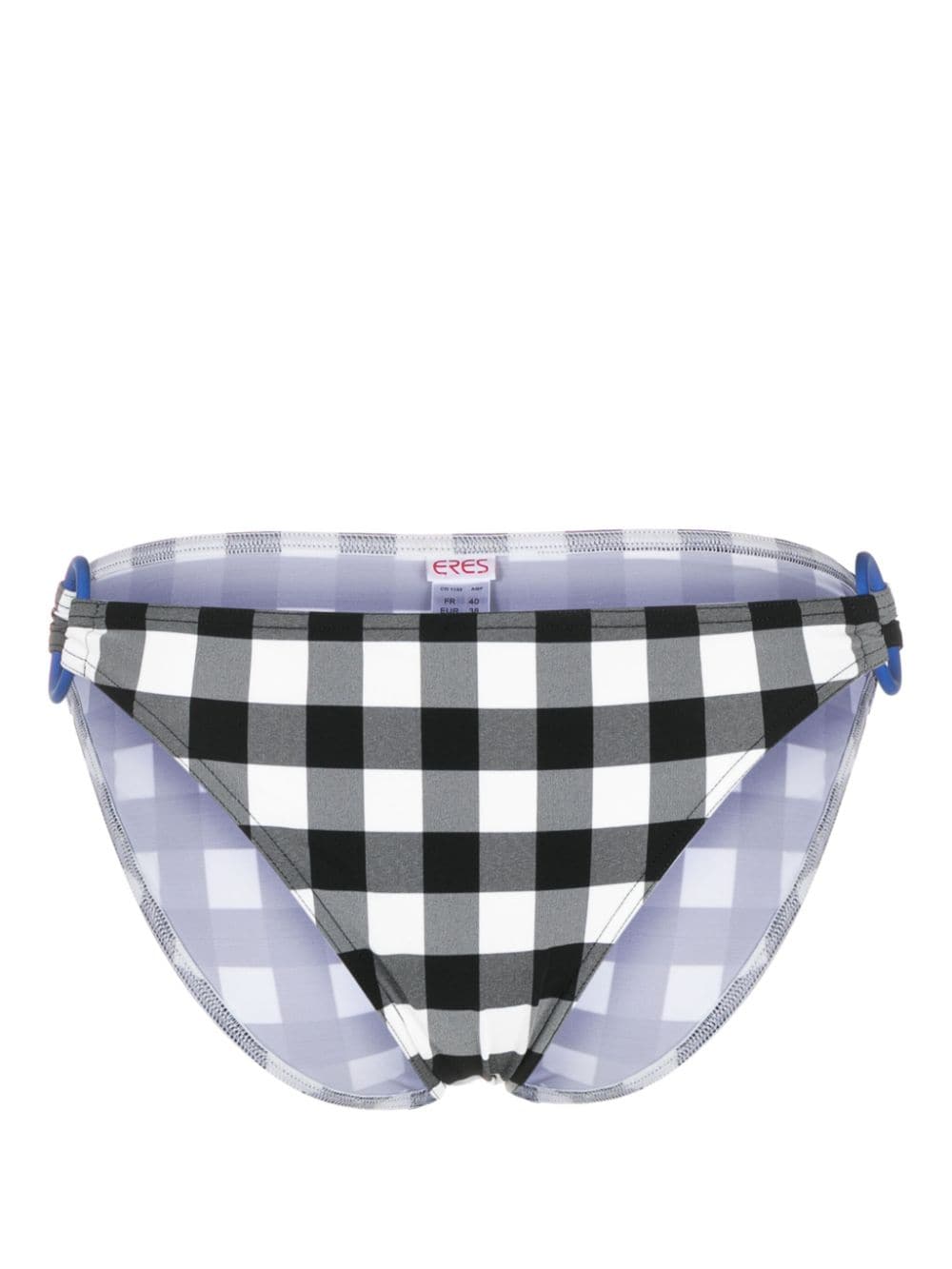 ERES Folie gingham-check bikini bottoms - Black von ERES