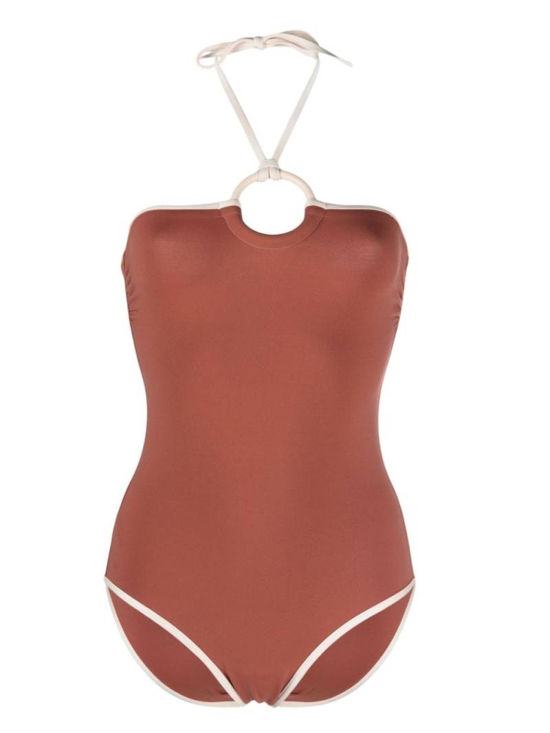 ERES Nora Bustier one-piece swimsuit - Brown von ERES