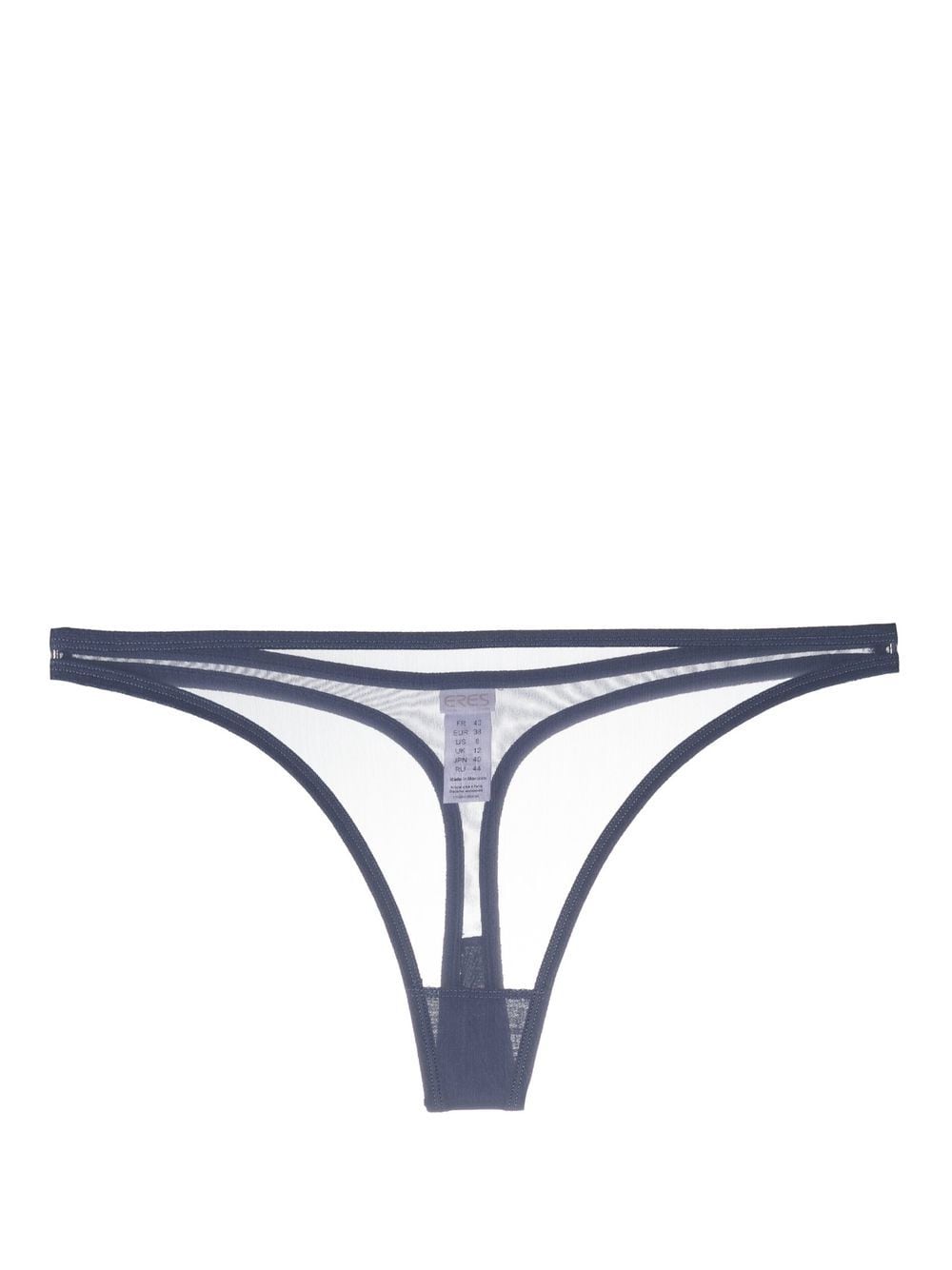 ERES Promesse sheer mesh thong - Blue von ERES