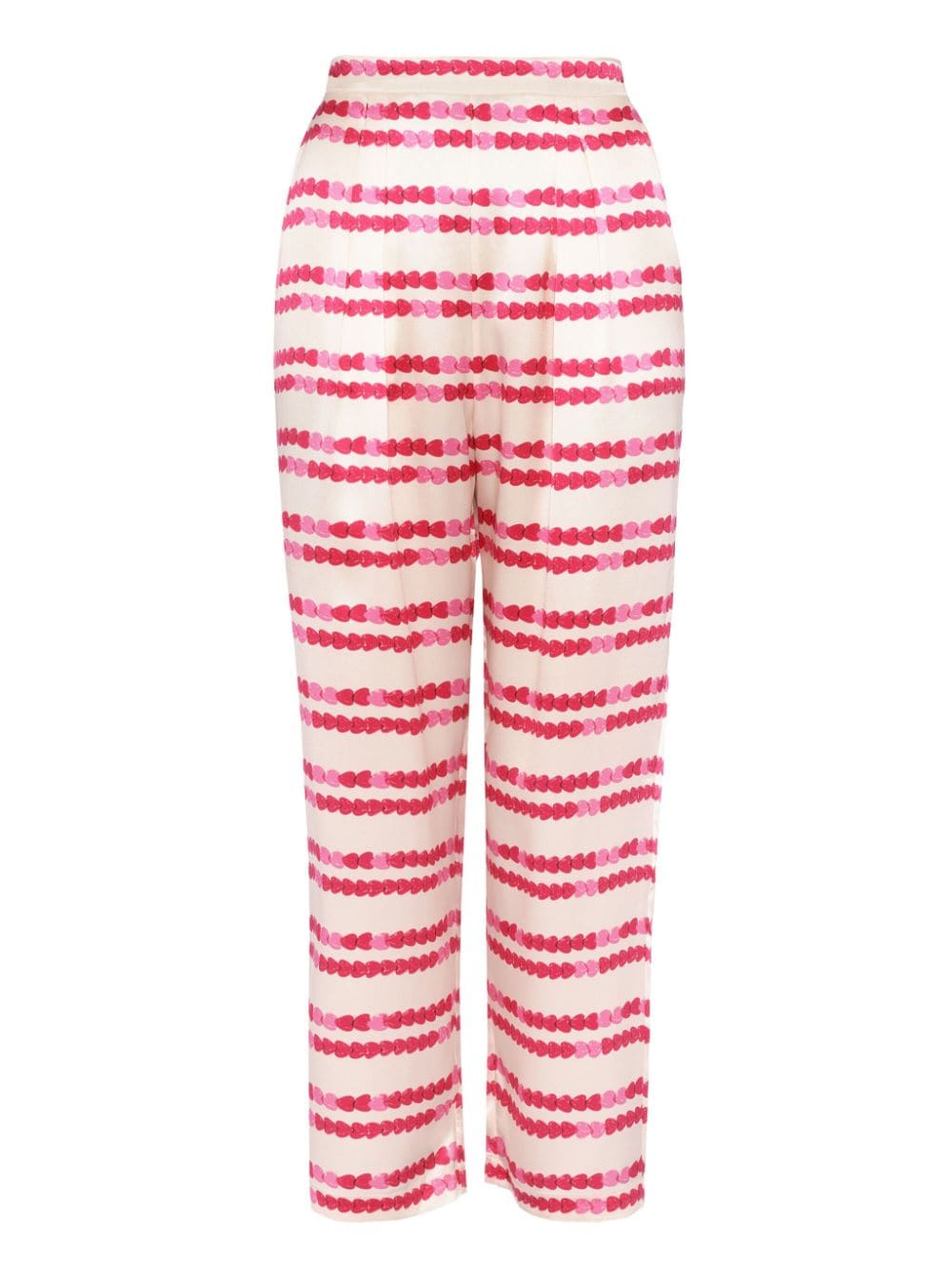 ERES Roméo heart-print silk pyjama trousers - Pink von ERES