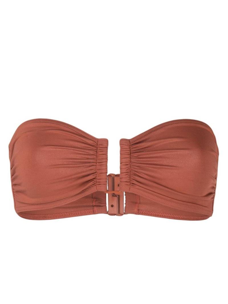 ERES Show bandeau bikini top - Brown von ERES