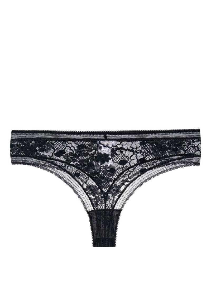 ERES Tisane lace tanga briefs - Blue von ERES