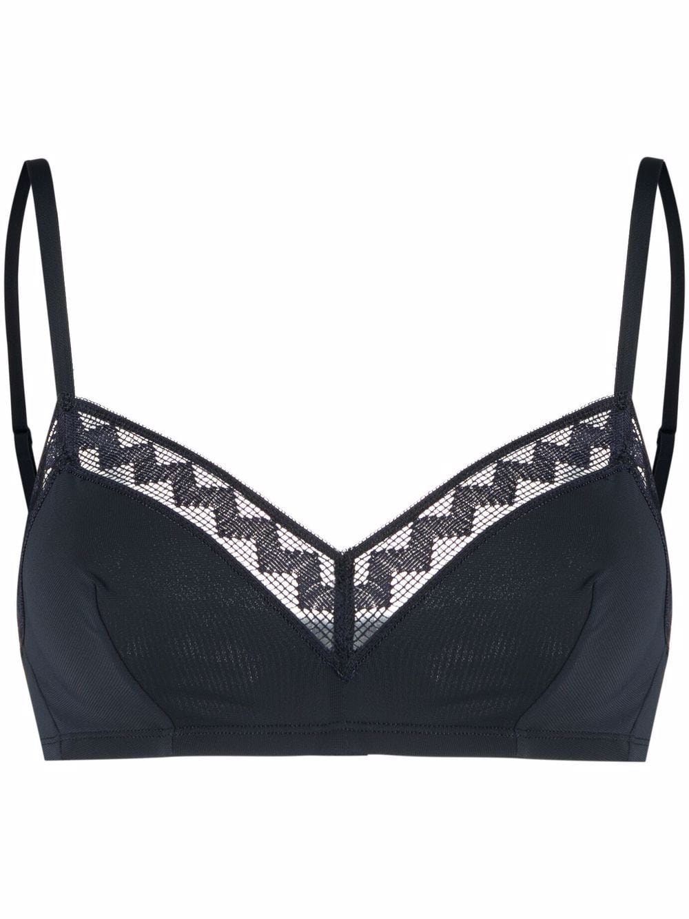 ERES madeleine zigzag-trim bra - Blue von ERES