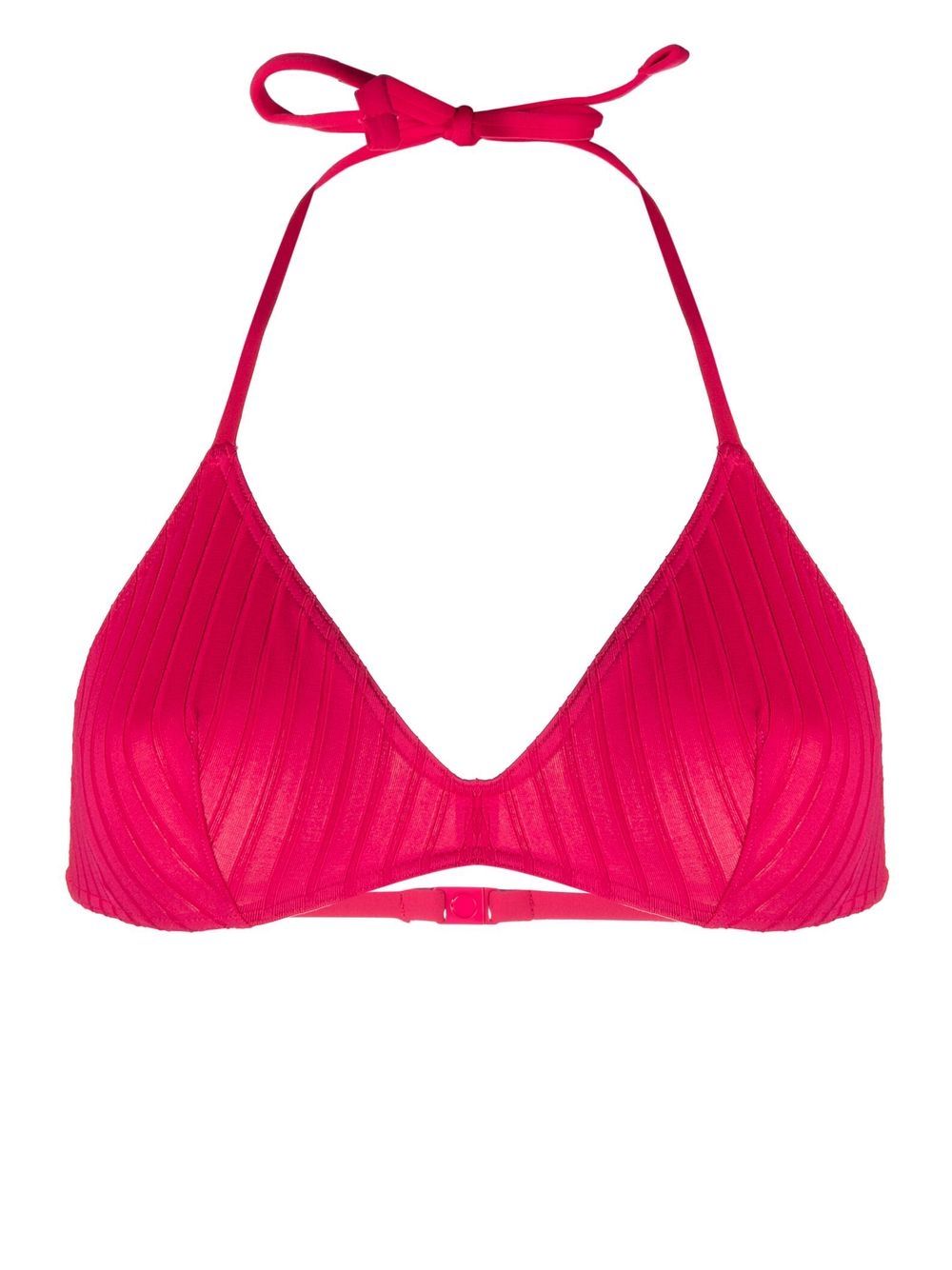 ERES ribbed triangle bikini top - Pink von ERES