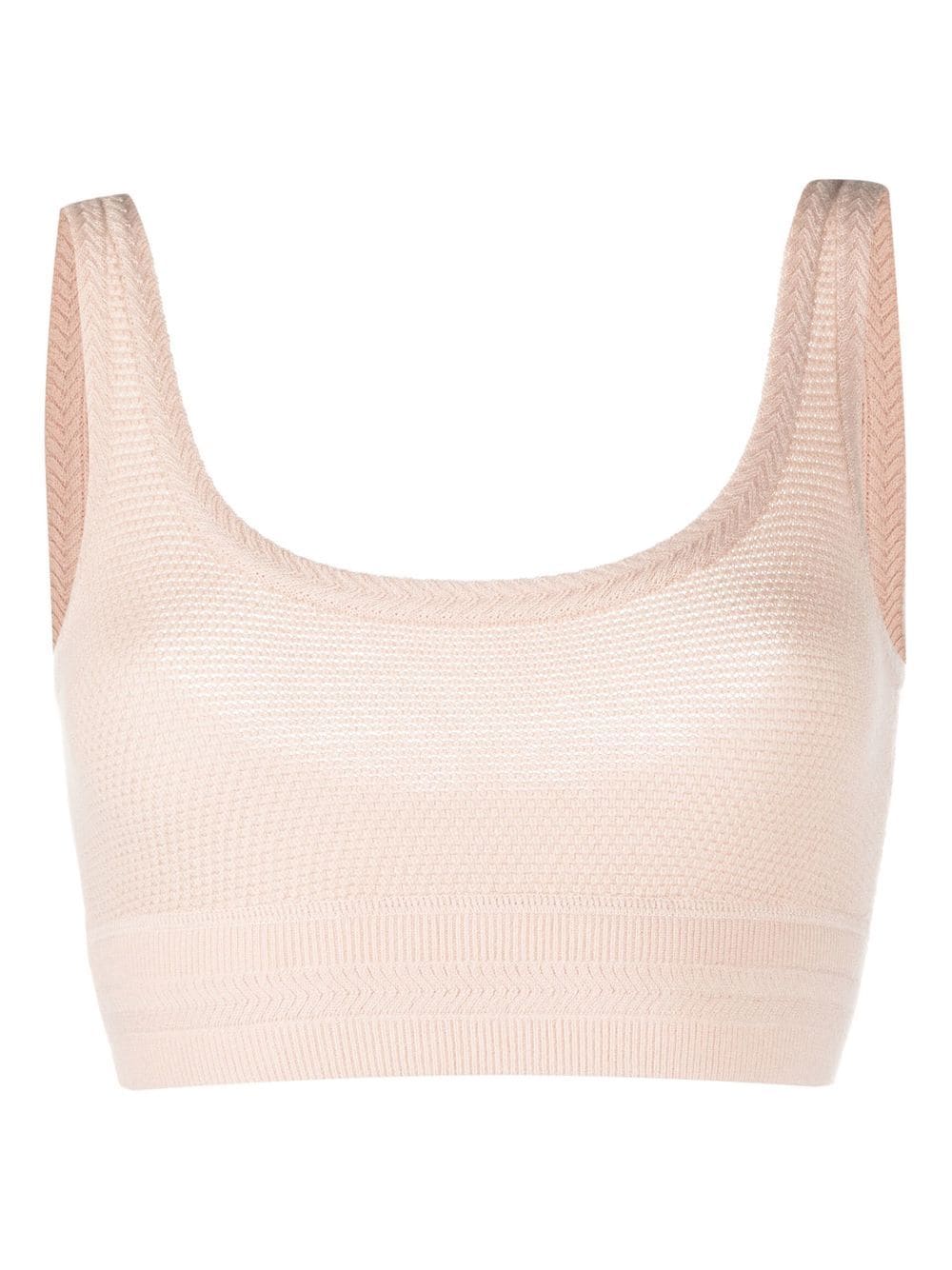 ERES scoop-neck cropped bra - Pink von ERES