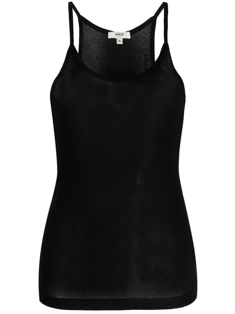 AGOLDE scoop-neck tank top - Black von AGOLDE