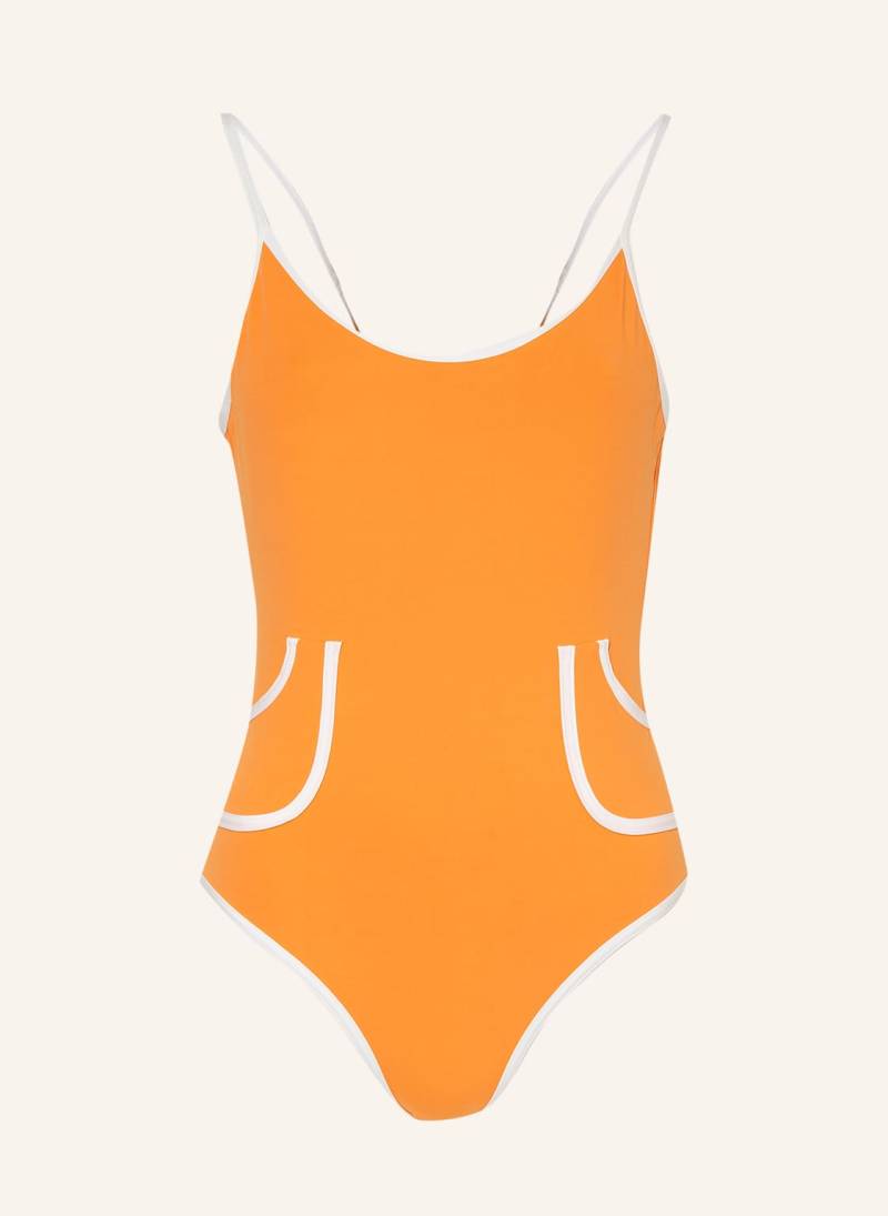 Eres Badeanzug Nautic Course orange von ERES