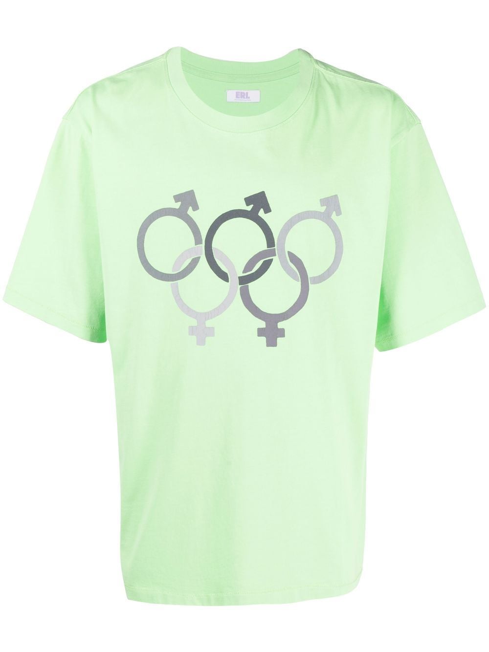 ERL Olympics Sex cotton T-shirt - Green von ERL