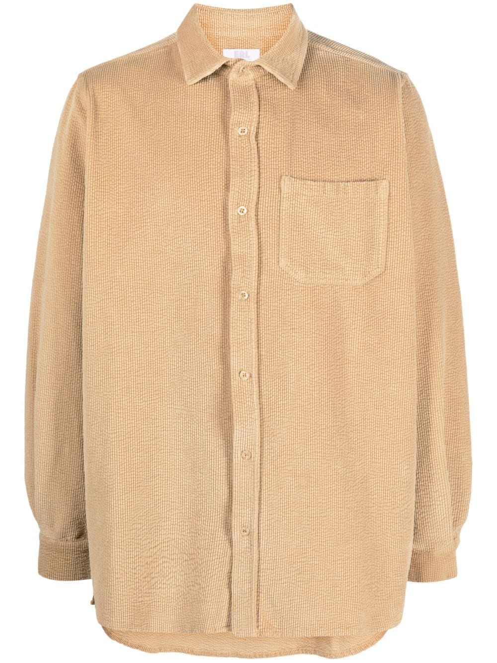 ERL corduroy long-sleeve cotton shirt - Neutrals von ERL