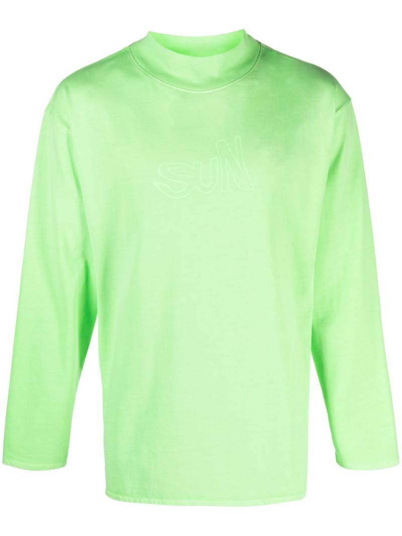 ERL graphic-print cotton sweatshirt - Green von ERL