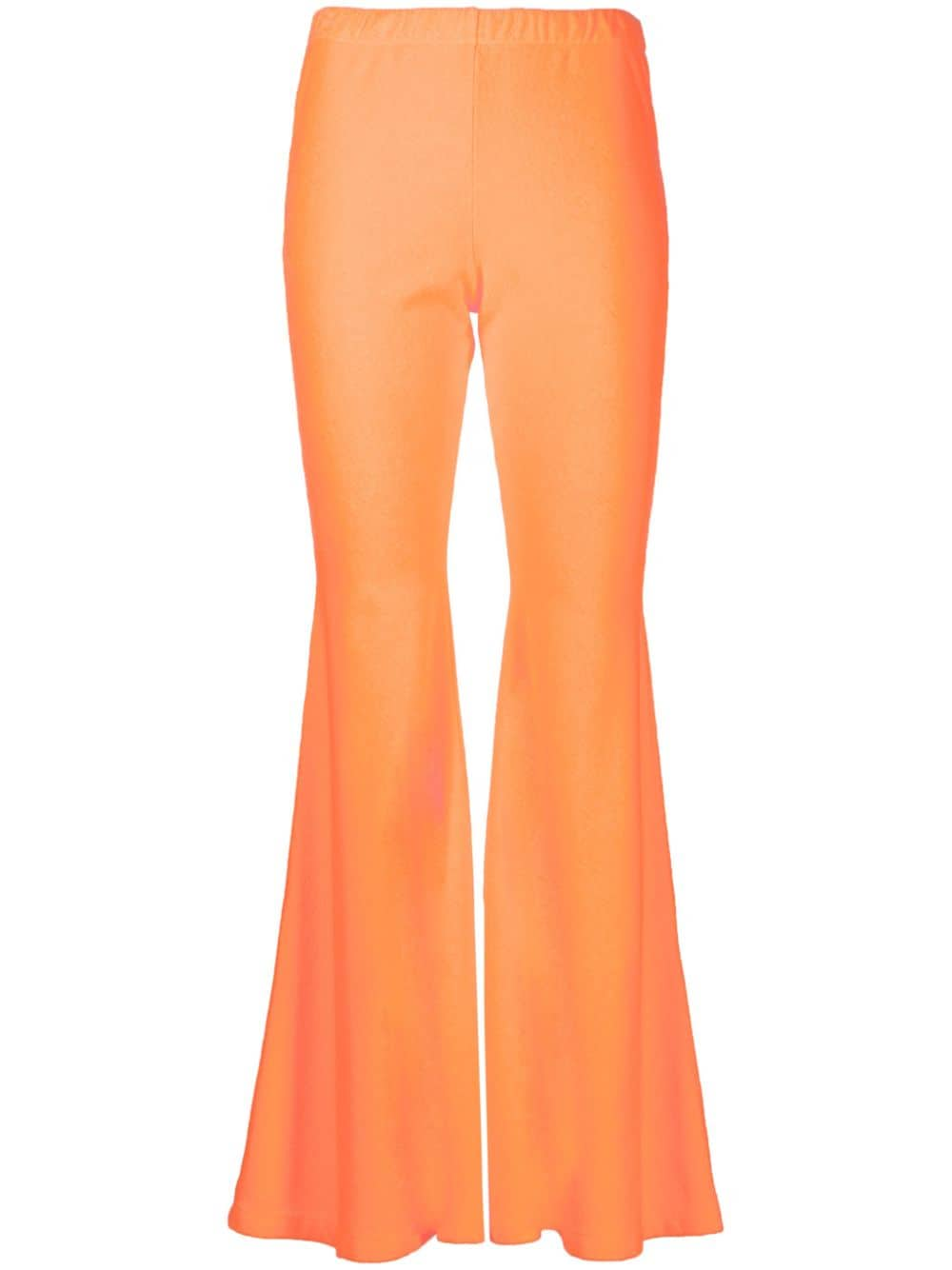 ERL high-waisted flared trousers - Orange von ERL